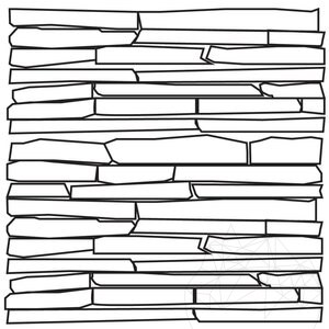 Slate Homa 3D Strips | Decorative Stone for Vertical Cladding, Exterior-Interior (10-12/pallet)