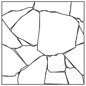 Rock Face Pepem Polygonal Marble