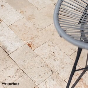 Classic Cross Cut Tumbled Travertine 15.2 x 30.5 x 3 cm - Economy