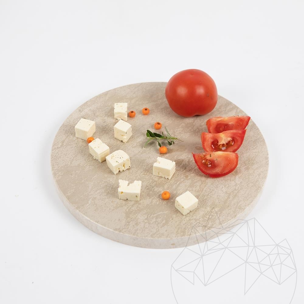 Natural Stone Pastry Board (28 cm diameter) 