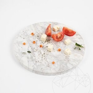 Natural Stone Pastry Board (28 cm diameter)
