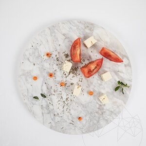 Natural Stone Pastry Board (28 cm diameter)