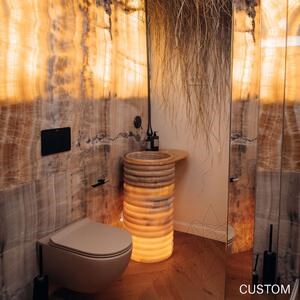 Bathroom Sink - Tao Onyx, 42 x 68 cm