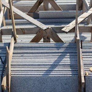 Bianco Sardo Sandblasted Granite cut-to-size slabs, 2 cm - Special Projects Item