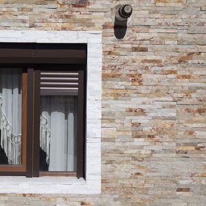 Sparta Limestone Wall Cladding Panel, 15 x 60 cm