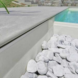 Bullnose Toro + Drop 1L (Pool Step/Edge Border) - Sintered Stone, 40X80X3