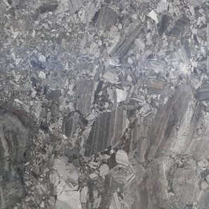 Grigio Superiore Cross Cut Polished Marble Slab, 2 cm