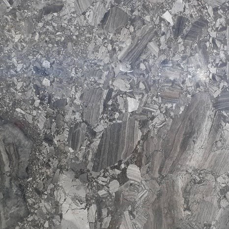 Grigio Superiore Cross Cut Polished Marble Slab, 2 cm