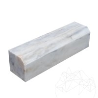 Kavala Marble Kerbstone (3 cm chamfer 1L), 10 x 10 cm x FL