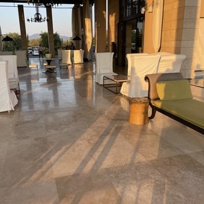 Classic PREMIUM Cross Cut Honed Travertine 122 x 61 x 1.2 cm