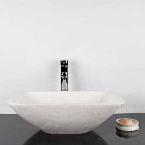 Bathroom Sink Matia Cappucino Marble BRTA, 50 x 40 x 13 cm