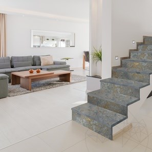 Multicolour Noisette Riven Slate Step, 120 x 33 x 2 cm
