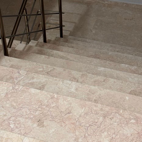 Rosalina Brushed Marble Step, 120 x 30 x 3 cm