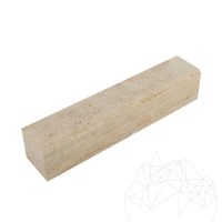 Classic Travertine Kerbstone (chamfer 1L), 10 x 10 x 50 cm