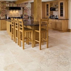 Classic Cross Cut Filled & Brushed Travertine 61 x 30.5 x 1.2 cm