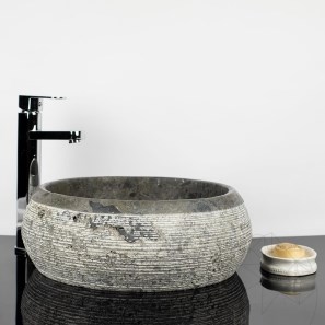 Bathroom Sink - Ceppo Grey Marble RS-24