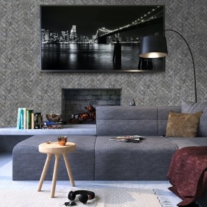 Ceppo Grey Chevron Honed Marble Mosaic