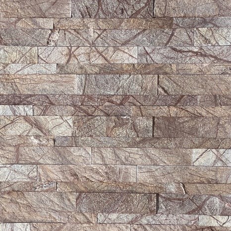 Flexible Marble SKIN Panel 3D Express - Rain Forest Brown, 60x15 cm, Self-Adhesive 3M for Interior Tiling Furniture