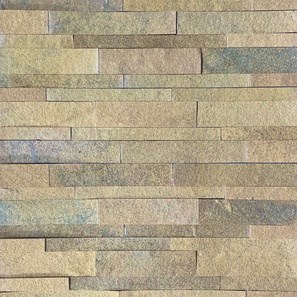 Sandstone Flexible Sandstone SKIN Panel Express - Sandy Yellow, 60x15 cm, Self-adhesive 3M for Interior