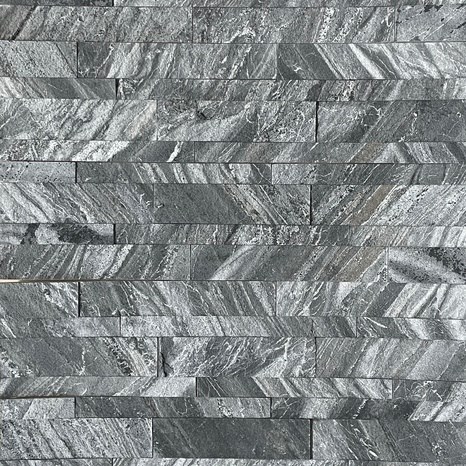 Flexible Marble SKIN Panel Express - Brazil Black, 60x15 cm, Self-Adhesive 3M for Interior Cladding Furniture