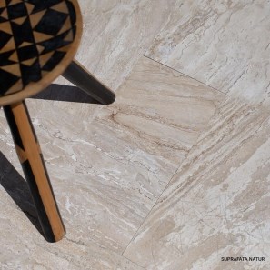 Striato Beige Honed Travertine French Pattern Set 1.2 cm