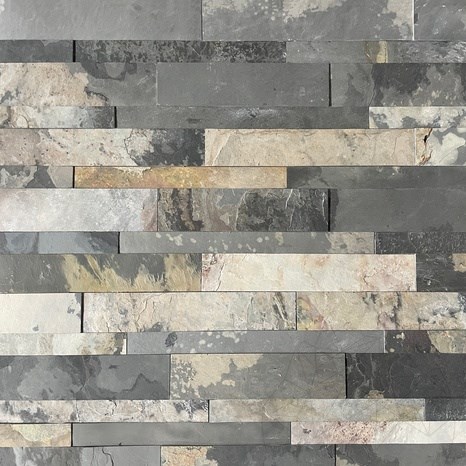 Flexible Slate SKIN Panel 3D Express - Autumn Rustic, 60x15 cm, Self-Adhesive 3M for Interior Cladding Furniture