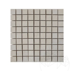 Limra Brushed Limestone Mosaic, 2.3 x 2.3 cm