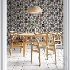 Polished Marble Mosaic Mix, 3 x 3 cm