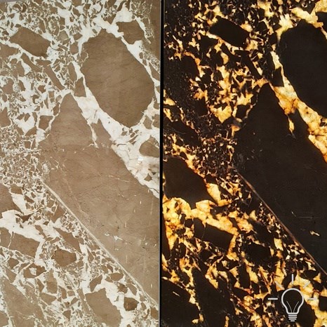Caramel White Polished Marble Slab, 2 cm