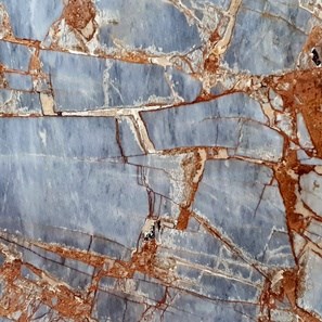 Fantastic Blue Polished Marble Slab, 2 cm