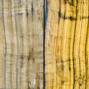 Vein Cut Polished Onyx Slab, 2 cm