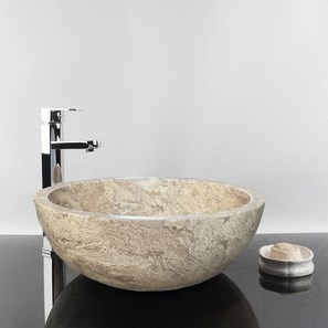 Bathroom Sink Matia Latte Travertine RS-5 42 x 15 cm 