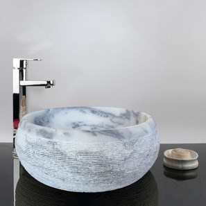 Bathroom Sink Matia Ocean Blue Marble RS-24