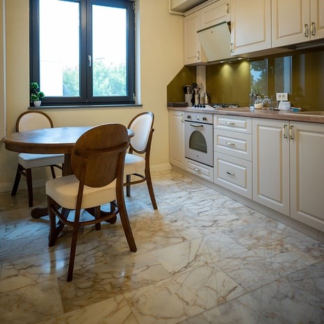 Arabescato Oro Polished Marble, 61 x 30.5 x 1 cm (Translucent)