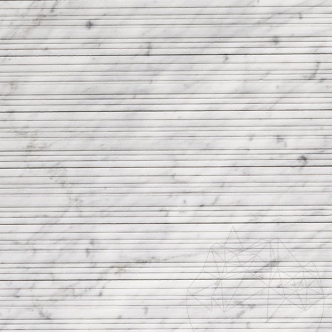 Carrara White Step Design Slab Marble 2CM