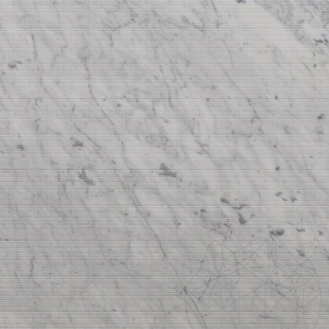 Carrara White Canvas Design Slab Marble 2CM