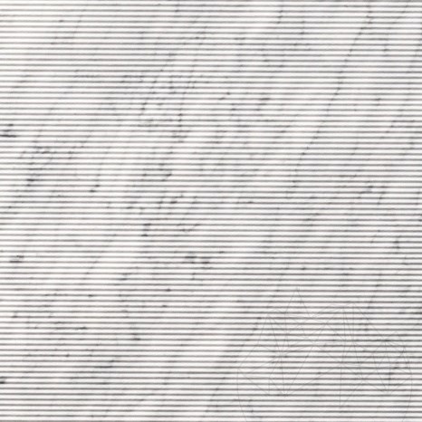 Carrara White Zigzag Design Slab Marble 2CM