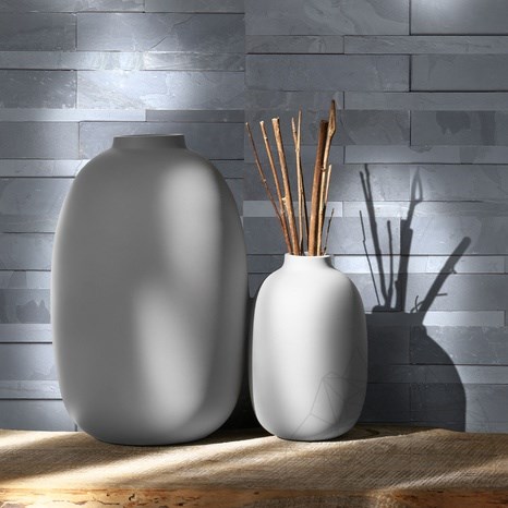 Natural Slate Panel - Black, 60x15 cm, for Interior Cladding, Walls