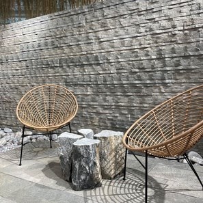 Kavala Slate Wall Cladding Panel X-Long 3D 15 cm x (30-150 cm)