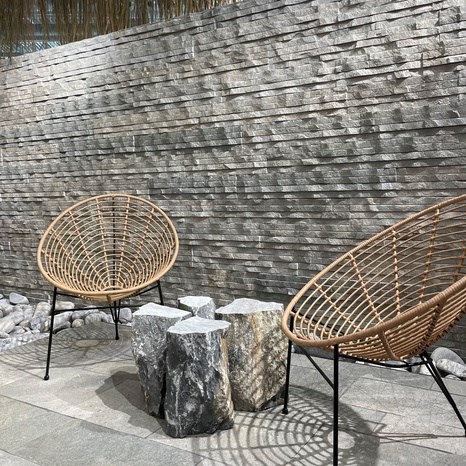 Kavala Slate Wall Cladding Panel X-Long 3D 15 cm x (30-150 cm)