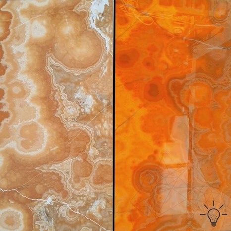 Orange Onyx Polished Slab 2 cm