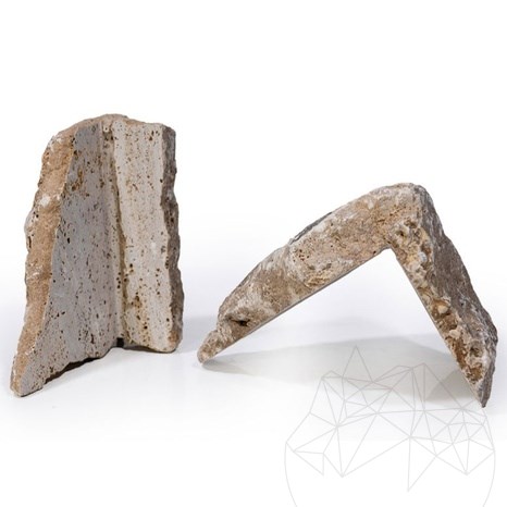 Rock Face Airon Poligonal tuff-travertine (Corner Piece)