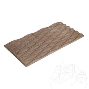 Classic Cross Cut Bubble Travertine, 60 x 30 cm