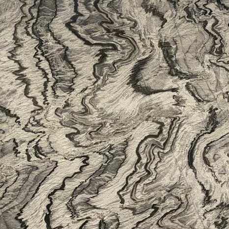 Silver Stream-Laminate Super Rock Design (2+1)CM Slab