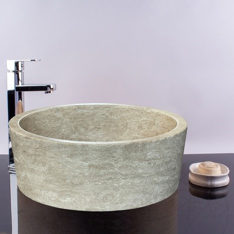 Bathroom Sink Matia Classic Travertine RS-12 