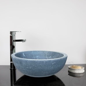 Bathroom Sink Matia Black Marble RS-5 42 x 15 cm 