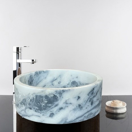 Bathroom Sink Matia Ocean Blue Marble RS-22