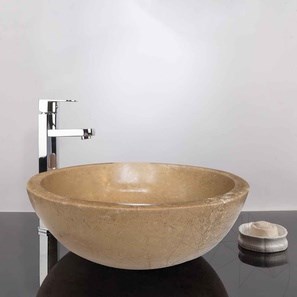 Bathroom Sink - Noce Travertine RS-5, 42 x 15 cm