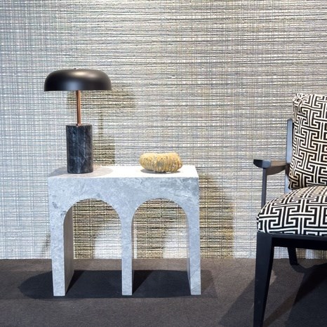 Tundra Grey Marble Archy Coffee Table 