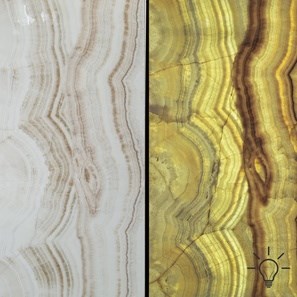 Slab Onyx Bianco Vein Cut Polished, 2 cm